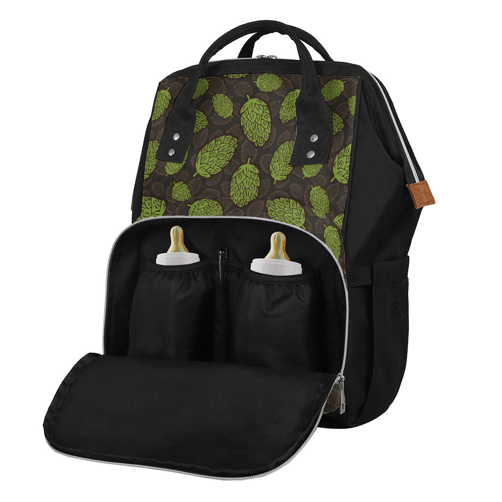 Cute Hop Cone Pattern Print Diaper Bag