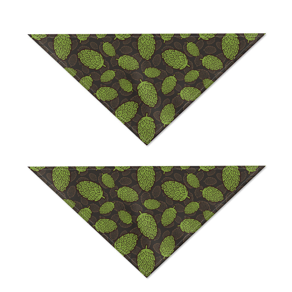 Cute Hop Cone Pattern Print Dog Bandana