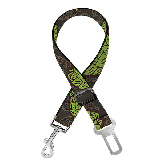 Cute Hop Cone Pattern Print Dog Seat Belt