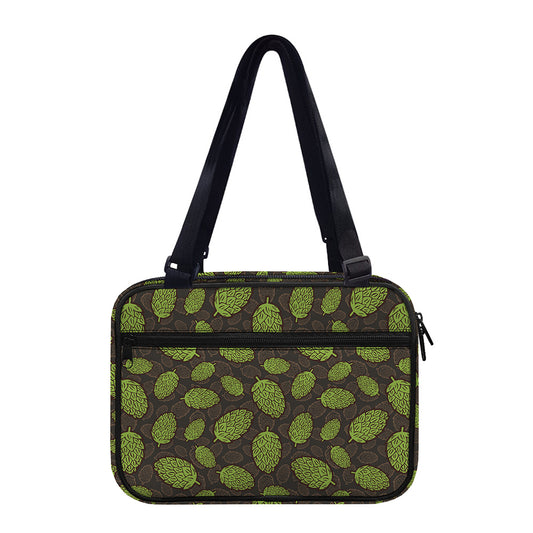 Cute Hop Cone Pattern Print Double Strap Bible Bag
