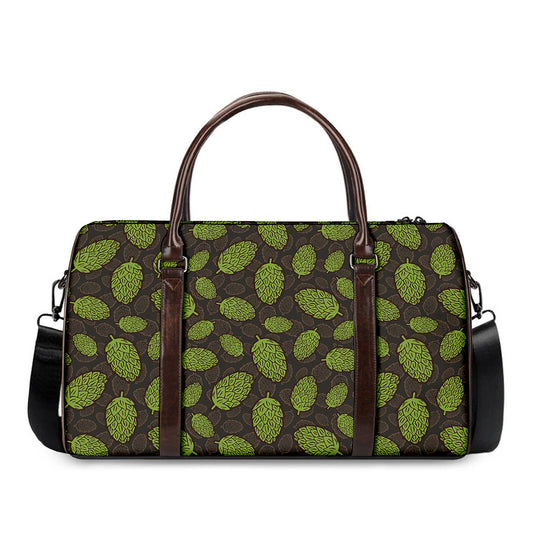 Cute Hop Cone Pattern Print Duffle Bag