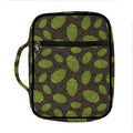 Cute Hop Cone Pattern Print Front Pocket Bible Bag