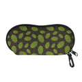 Cute Hop Cone Pattern Print Glasses Case