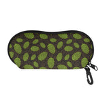 Cute Hop Cone Pattern Print Glasses Case
