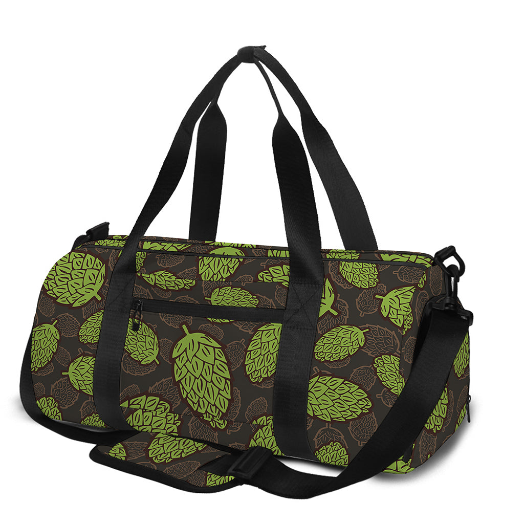 Cute Hop Cone Pattern Print Gym Bag