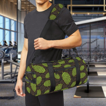 Cute Hop Cone Pattern Print Gym Bag