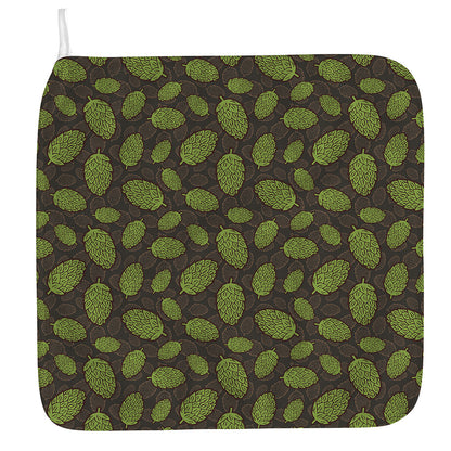 Cute Hop Cone Pattern Print Hand Towel