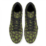 Cute Hop Cone Pattern Print High Top Leather Sneakers