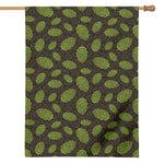 Cute Hop Cone Pattern Print House Flag