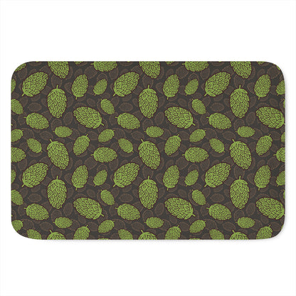 Cute Hop Cone Pattern Print Indoor Door Mat