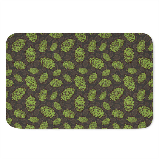 Cute Hop Cone Pattern Print Indoor Door Mat