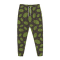 Cute Hop Cone Pattern Print Jogger Pants