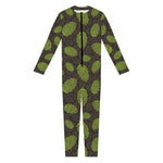 Cute Hop Cone Pattern Print Jumpsuit