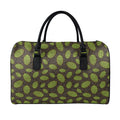 Cute Hop Cone Pattern Print Leather Duffel Bag