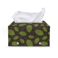 Cute Hop Cone Pattern Print Leather Tissue Box Cover