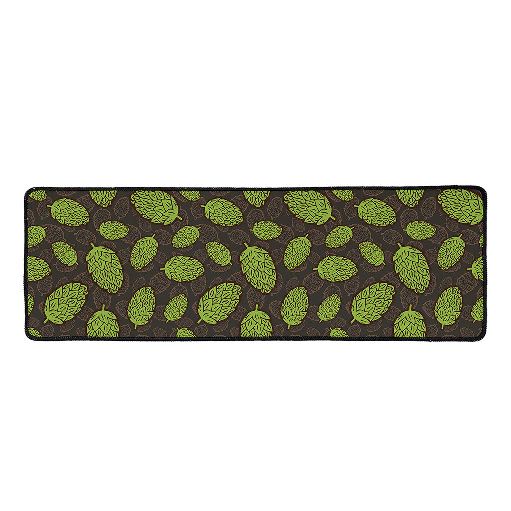 Cute Hop Cone Pattern Print Long Kitchen Mat