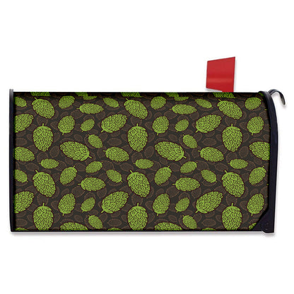 Cute Hop Cone Pattern Print Mailbox Cover