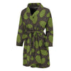 Cute Hop Cone Pattern Print Men's Bathrobe