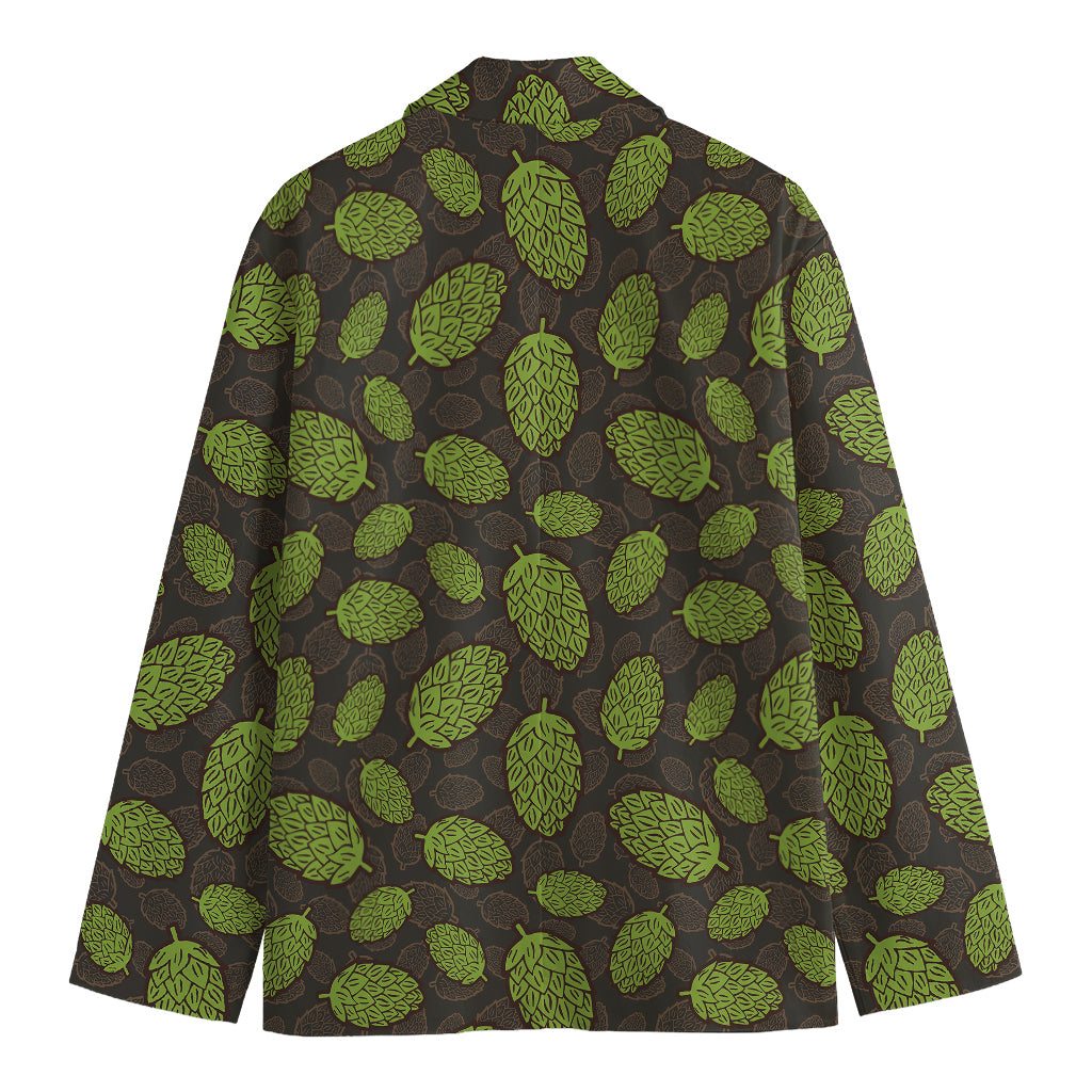 Cute Hop Cone Pattern Print Men's Blazer