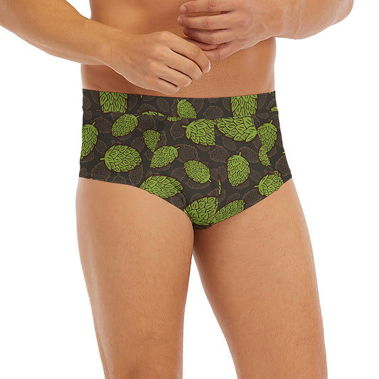 Cute Hop Cone Pattern Print Men's Briefs