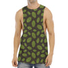 Cute Hop Cone Pattern Print Men's Muscle Tank Top