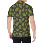 Cute Hop Cone Pattern Print Men's Shirt