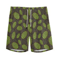 Cute Hop Cone Pattern Print Men's Athletic Shorts
