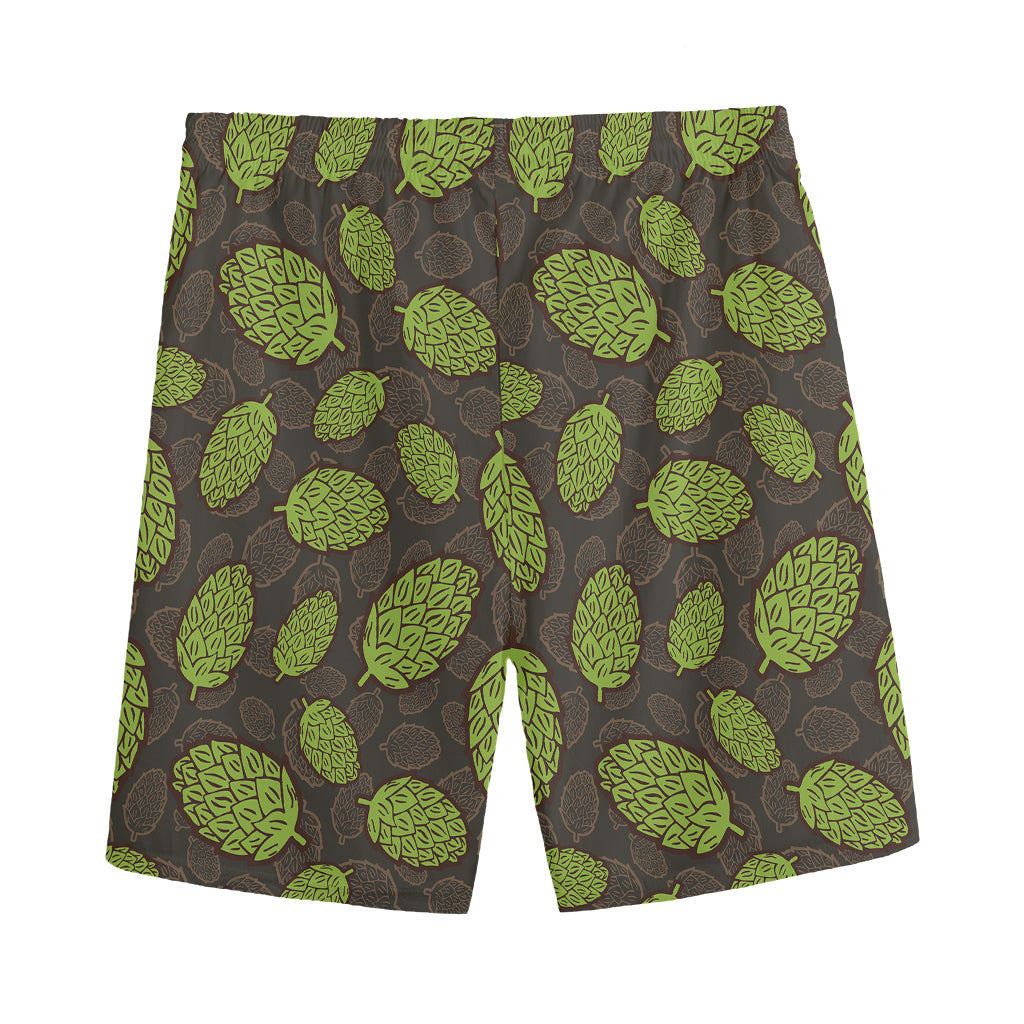 Cute Hop Cone Pattern Print Men's Sports Shorts