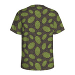 Cute Hop Cone Pattern Print Men's Sports T-Shirt