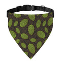 Cute Hop Cone Pattern Print Over The Collar Dog Bandana