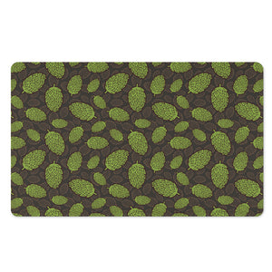 Cute Hop Cone Pattern Print Polyester Doormat