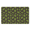 Cute Hop Cone Pattern Print Polyester Doormat