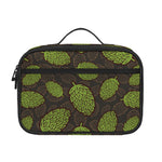 Cute Hop Cone Pattern Print Portable Lunch Bag