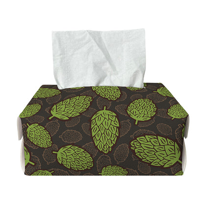 Cute Hop Cone Pattern Print Rectangle Tissue Box Cover