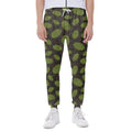 Cute Hop Cone Pattern Print Joggers
