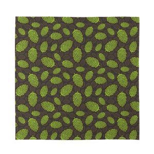 Cute Hop Cone Pattern Print Silk Bandana