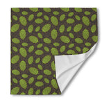 Cute Hop Cone Pattern Print Silk Bandana