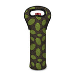 Cute Hop Cone Pattern Print Single Neoprene Wine Tote