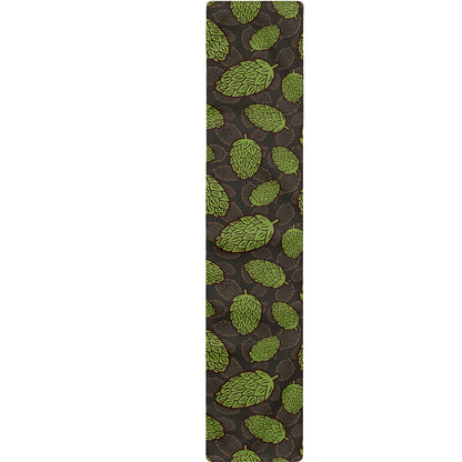 Cute Hop Cone Pattern Print Table Runner