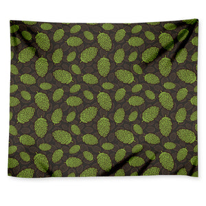 Cute Hop Cone Pattern Print Tapestry