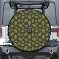 Cute Hop Cone Pattern Print Tire Cover With Camera Hole