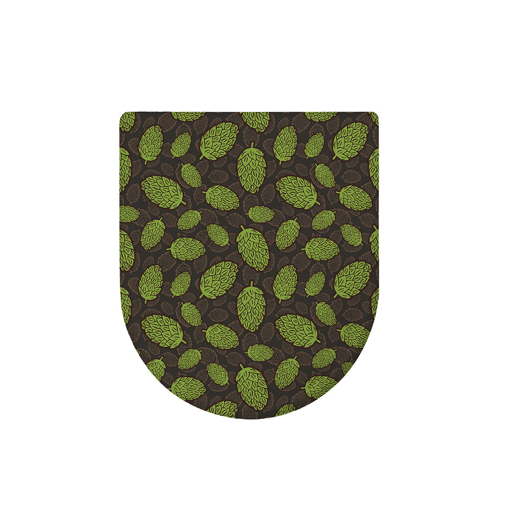 Cute Hop Cone Pattern Print Toilet Lid Cover
