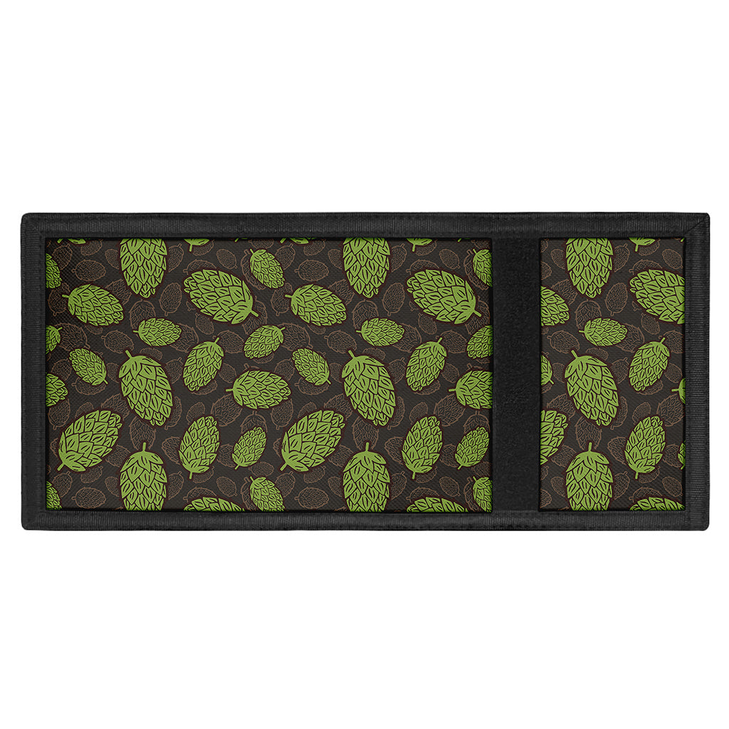 Cute Hop Cone Pattern Print Trifold Wallet