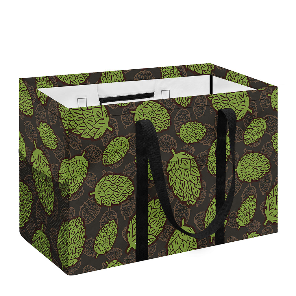 Cute Hop Cone Pattern Print Utility Tote Bag