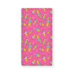 Cute Ice Cream Pattern Print Baby Crib Sheet
