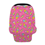 Cute Ice Cream Pattern Print Baby Seat Cover