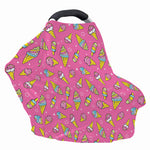 Cute Ice Cream Pattern Print Baby Seat Cover