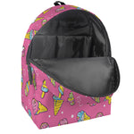 Cute Ice Cream Pattern Print Backpack