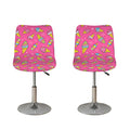 Cute Ice Cream Pattern Print Bar Stool Covers