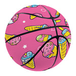Cute Ice Cream Pattern Print Basketball